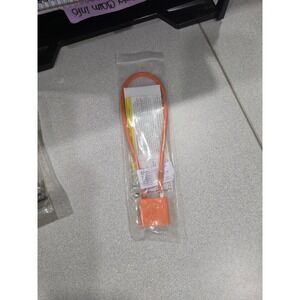 Orange Cable Gun Lock with 2 Keys High Visibility Firearm Safety Lock New